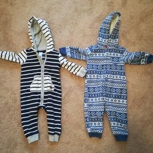 9m fleece rompers